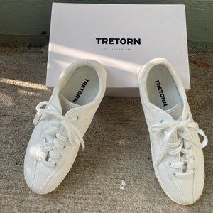 Vintage White Canvas Tretorns